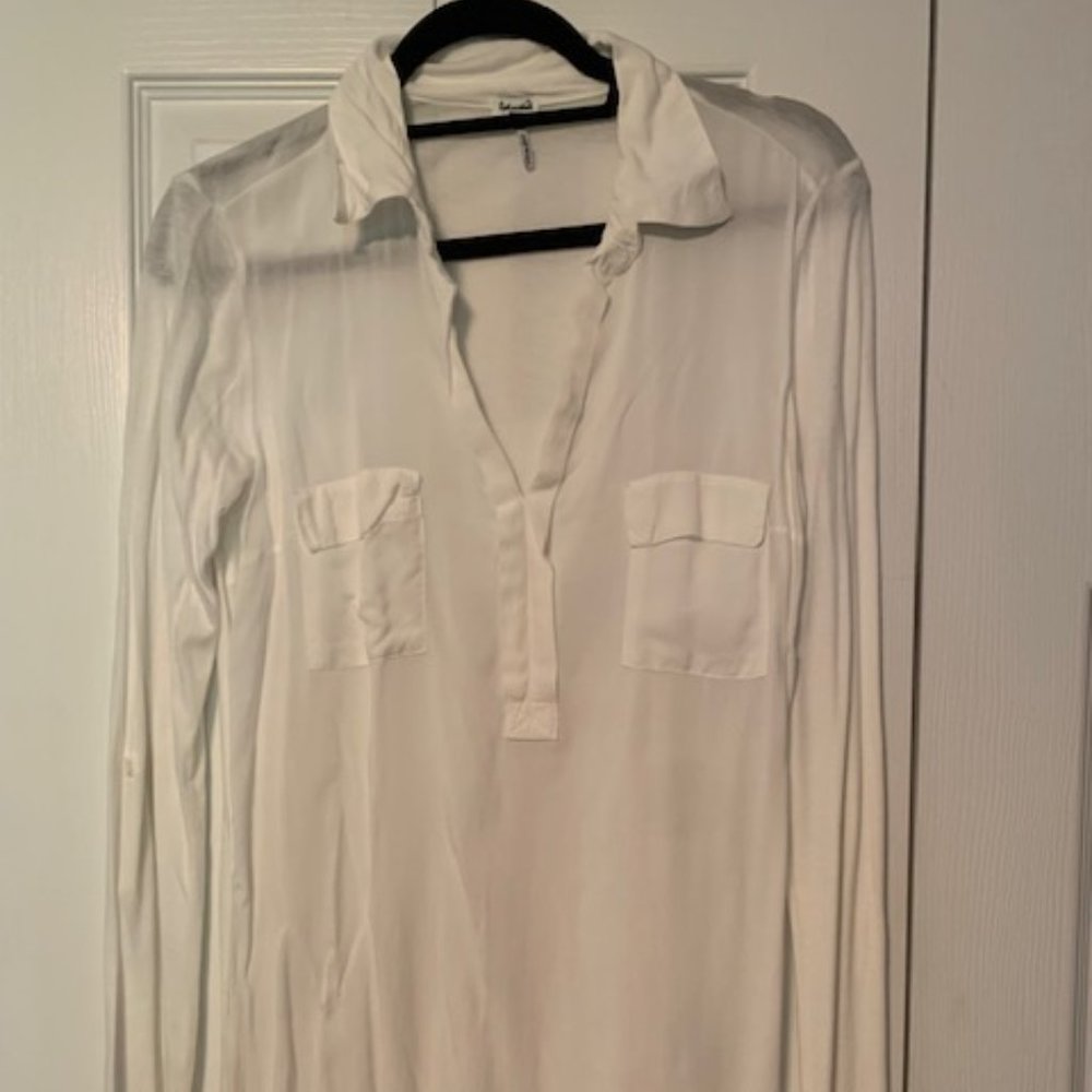 Splendid white long sleeve top